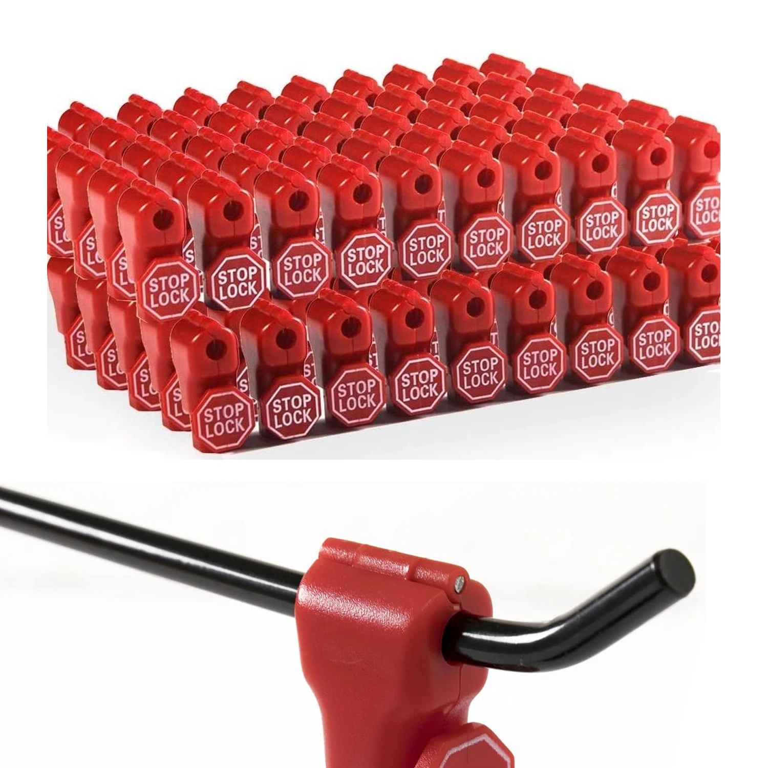 Противоугонный крюк стоп-замок с знаком стоп-блокировки