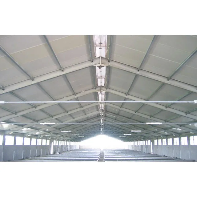 Cheap and High Quality Prefabricated Construction Design Steel Frame Pig Shed Long Span Steel Structure Pig Farm Building