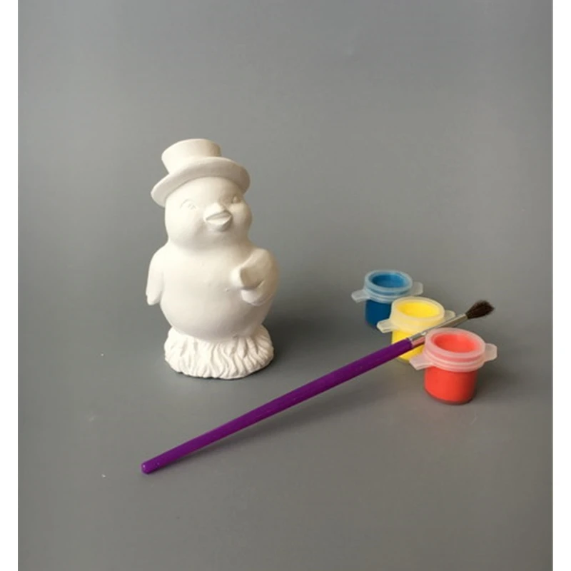 Неокрашенный керамический мультяшный объект бисквитные изделия для рисования детей Наборы творчества