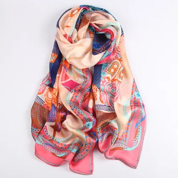 2020 Top grade high quality women silk scarves 100 silk scarf
