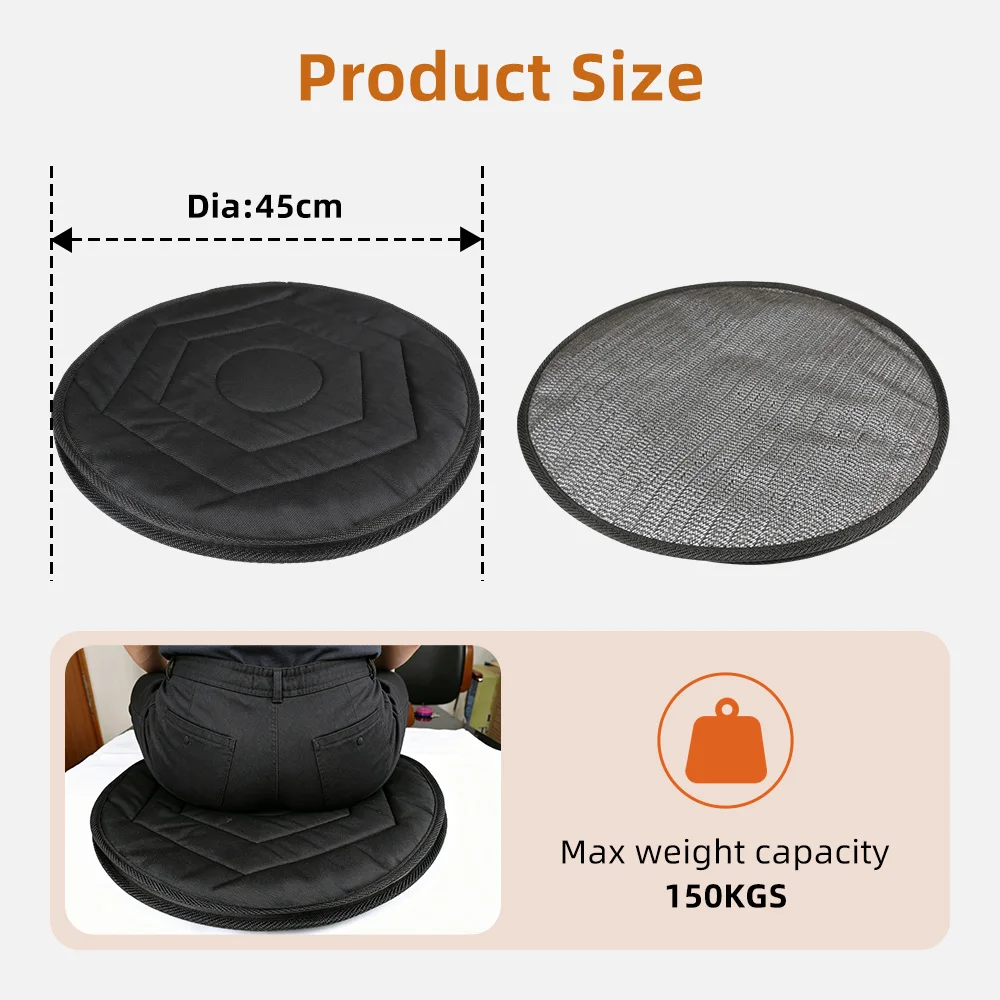 Wholesale Portable Swivel Seat Cushion Multi-Functional Rotating for E - product detail 5