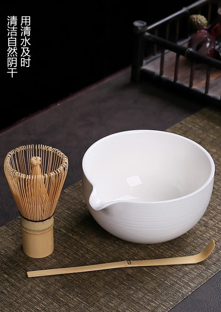 Wholesale Custom Logo Traditional Handmade Ceremony Matcha Bowl Tool Set Kit manufacture