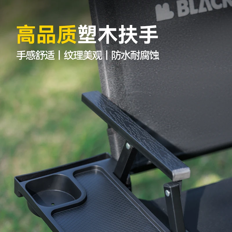 ☺︎ Kermit chair Black Black Removable Kermit Folding Chair Portable Aluminum Alloy