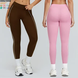XW-ECK2501 Gym Clothing Butt Lifting Push up  Activewear Stretchy Comfortable Elastic Waist Leggings for Women High Quality