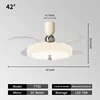 42IN-White-Shell-Ceiling Mount