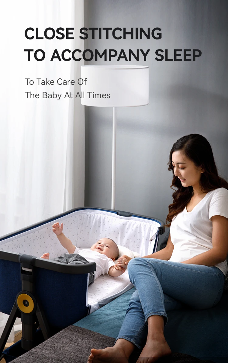 High Quality Newborn Bed Cosleeper Baby Mobile Crib Baby