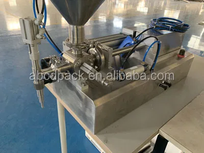 Небольшая Ручная фасовочная машина для эмульсионного полуавтоматического наполнителя для крема