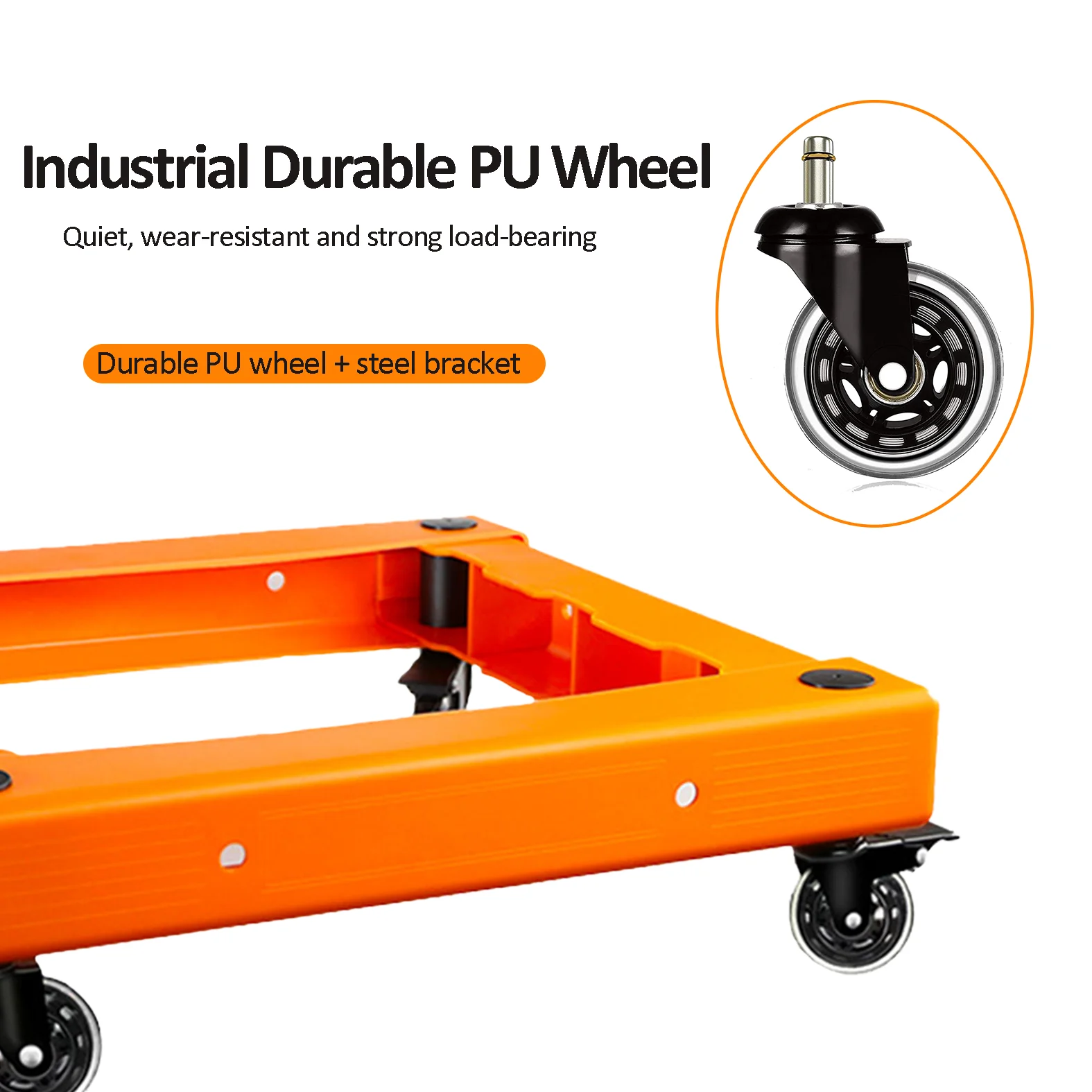 Detachable and Portable Transport Trolley Custom Wheel Plastic Silent Medical Beauty Supermarket Turnover Trolley
