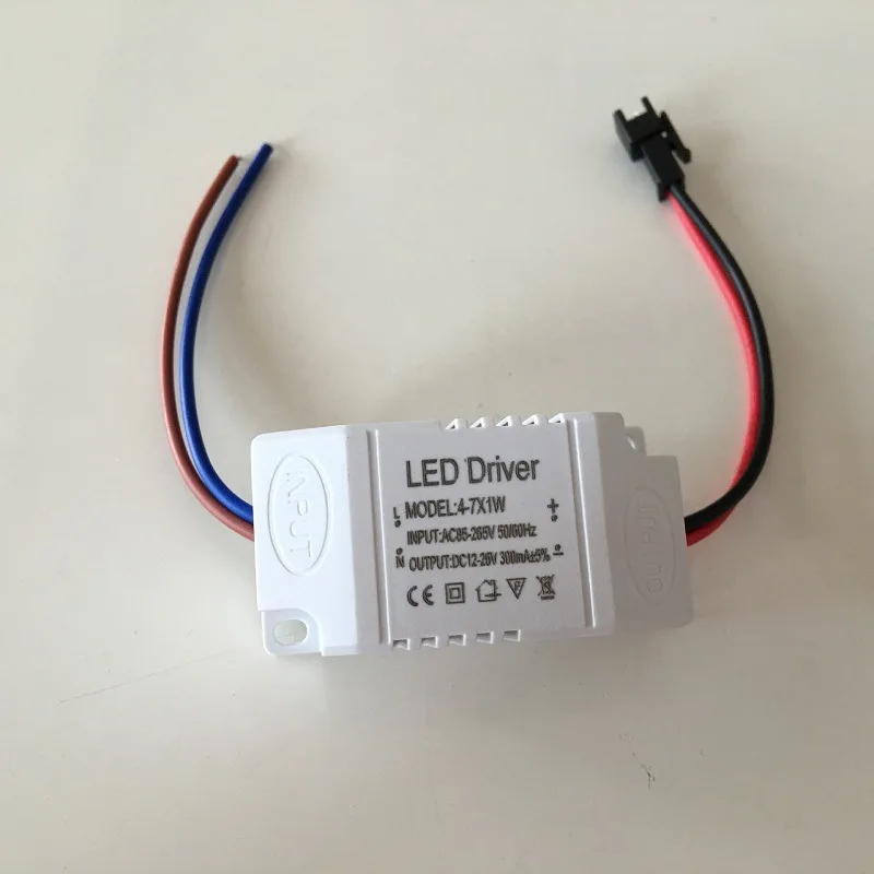 Constant Current LED Driver 20W 24W 30W 36W 300mA 60-120V PCB Board with Out Case for High Power LED Chip Light