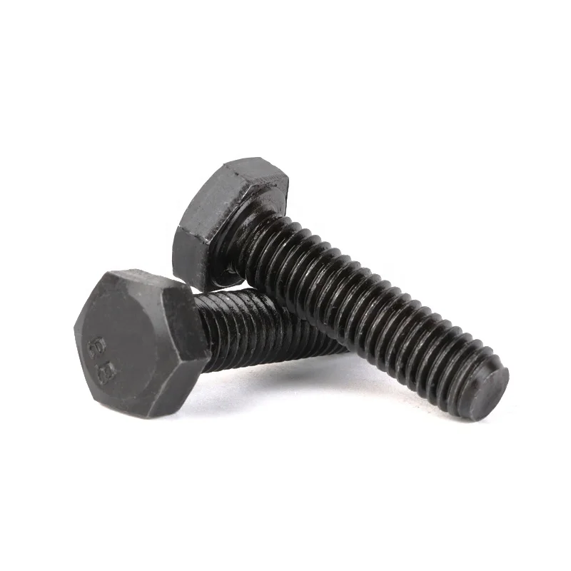 Black Hex Bolts and Nuts Din933 M6 Bouten M10 Tuerca Y Perno M12 M13 Stainless Steel Nut and Bolt