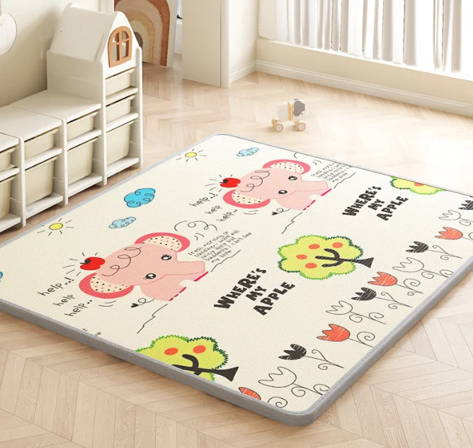 AB side Waterproof 2cm Thickness Shock-Absorbing and Anti-drop Non-toxic High Quality XPE Foam Baby Kids Crawling Play Mat manufacture