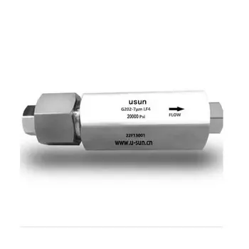 Usun Brand Model: G202-7um  20,000 PSI 1/4'' Thread  High pressure in line stainless steel filter for gas and liquid