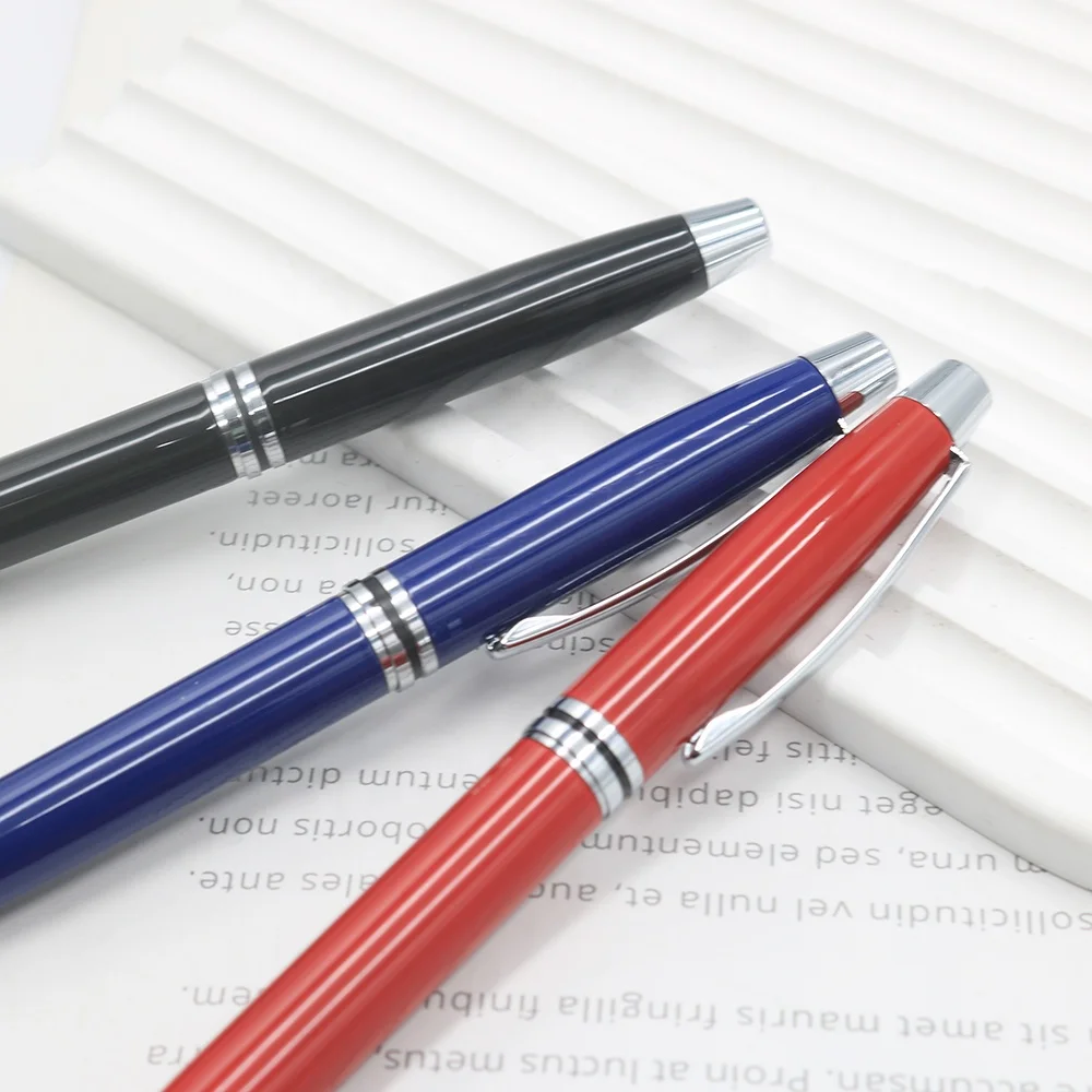Custom Printed Logo Engraved Creative Metal Stainless Steel Gift Pen Twist Metal Gift Pen