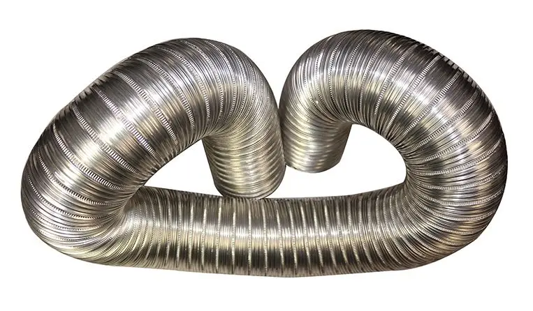 Stretchable Semi-rigid Aluminum Dryer Vent Hose for Fume Exhaust4inch 8feet  Flexible Duct air Duct Dray Hose