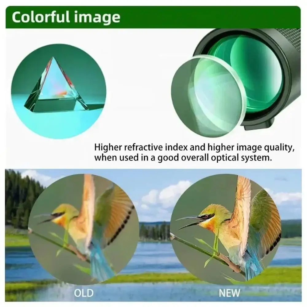 Monoculaire 80x100 Zoom Avec Trépied Et Support Smartphone - Télescope Étanché Observation Oiseaux Chasse