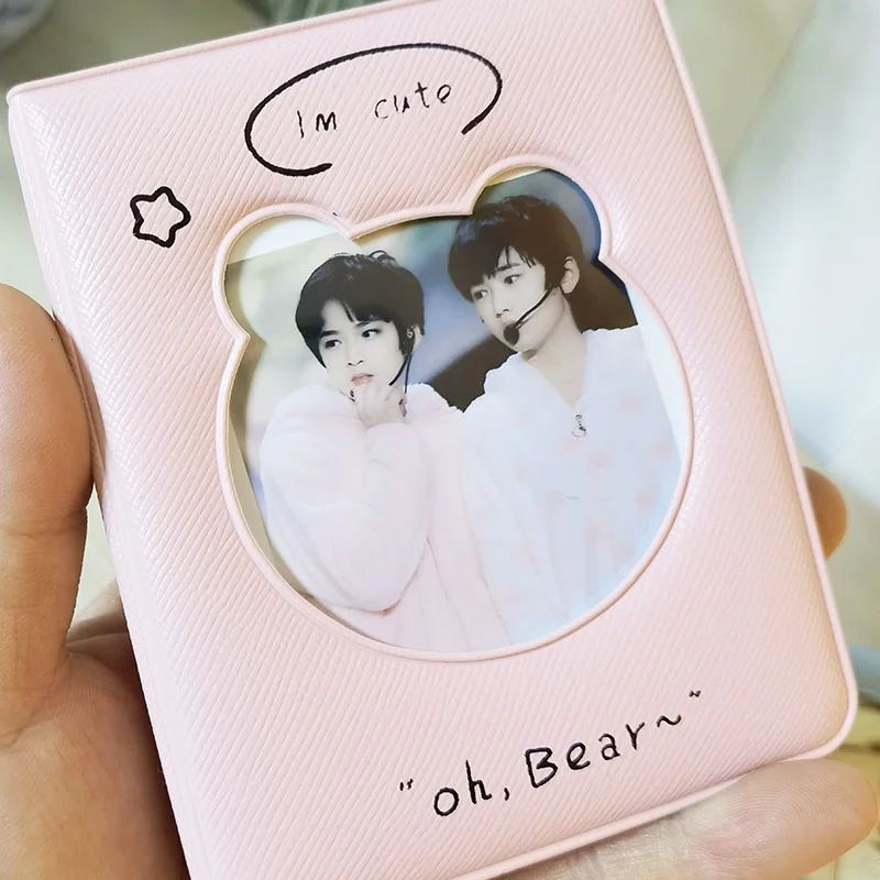 Minkys新到着かわいいcdタイプ3インチkpop photocardホルダー