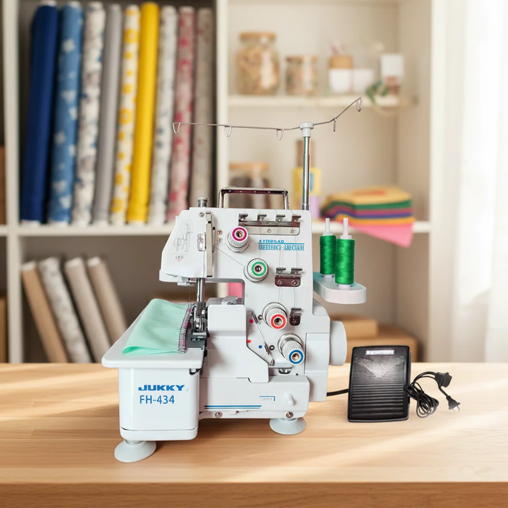 JK4-434D Overlock Sewing Machine - Eco-Friendly & Efficient