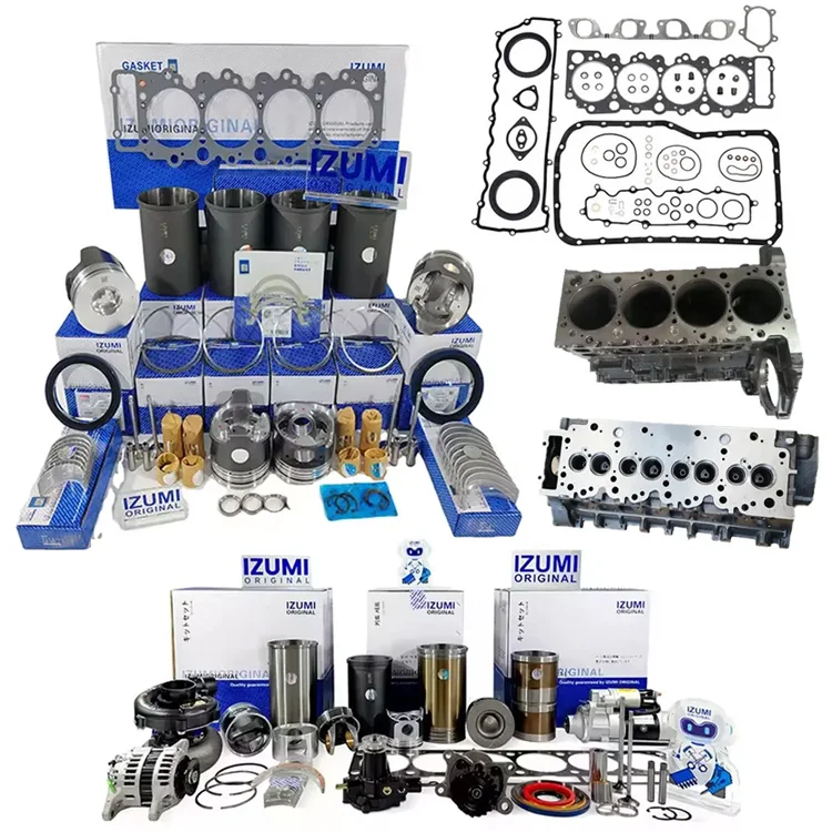 IZUMI ORIGINAL 4HG1 4HG1T Overhaul Rebuild Kit Diesel Engine Parts For ISUZU