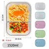 Rectangle 2 compartiments-1520ml