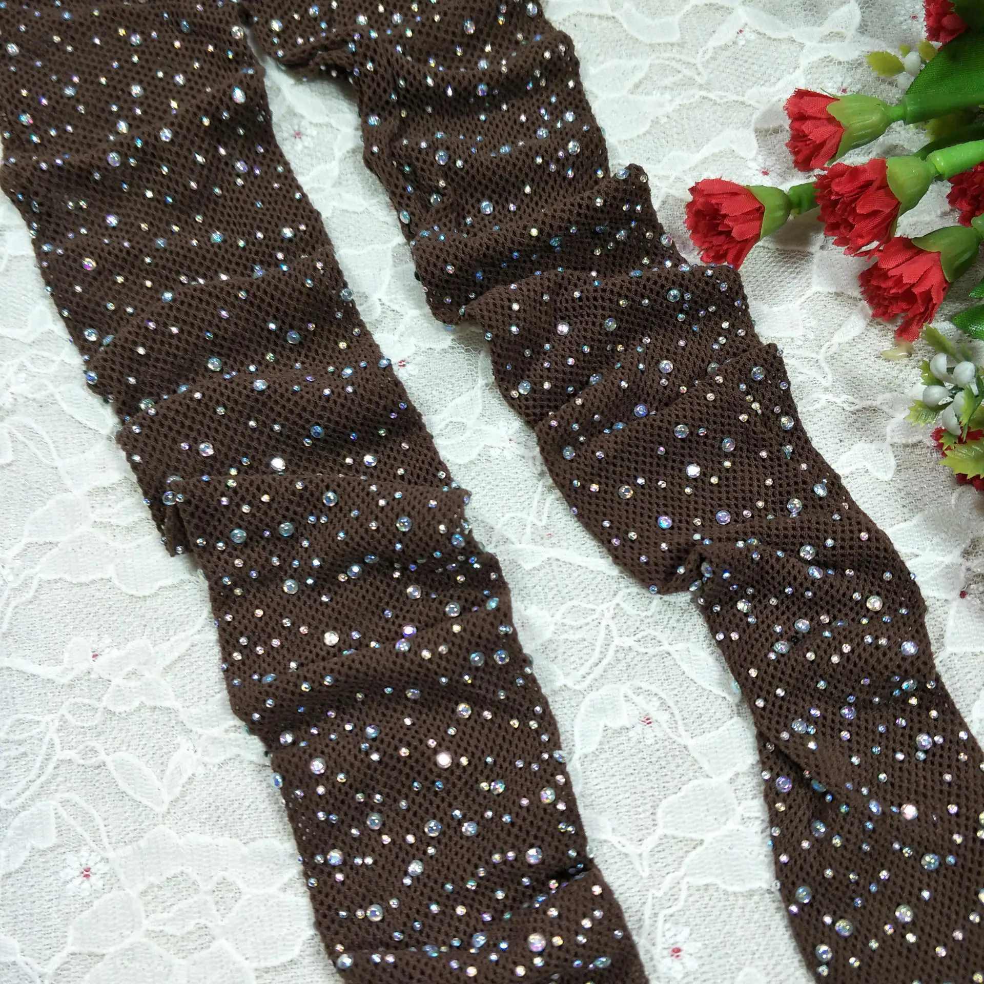 Женский Модный женский чулки с сетчатым дизайном черное сексуальное нижнее белье на День святого Валентина