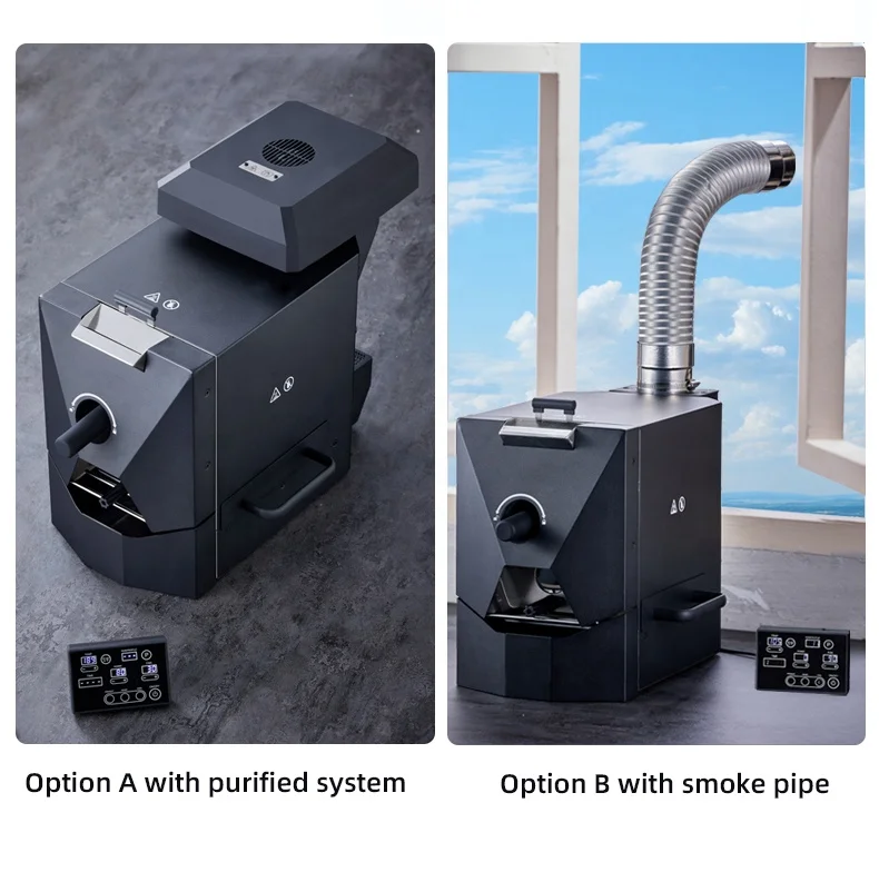 High-Efficiency Electric Coffee Roaster Machine for Home Use