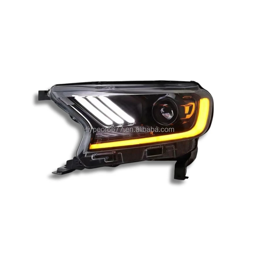 product tiypeor head lamp led projector black panther for ford ranger wildtrak t7 t8 2015   2019647-8