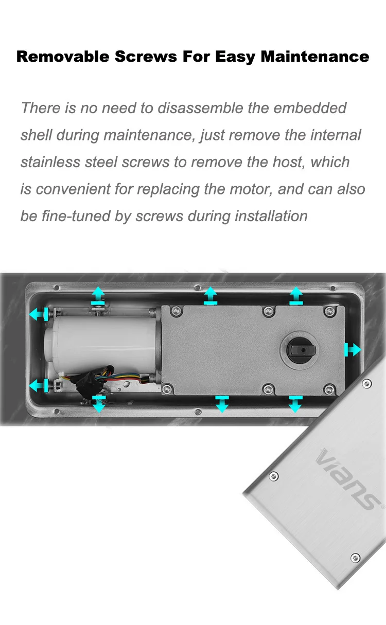 IP66 75Nm Automatic Door Closer Electronic Door Opener And Closer