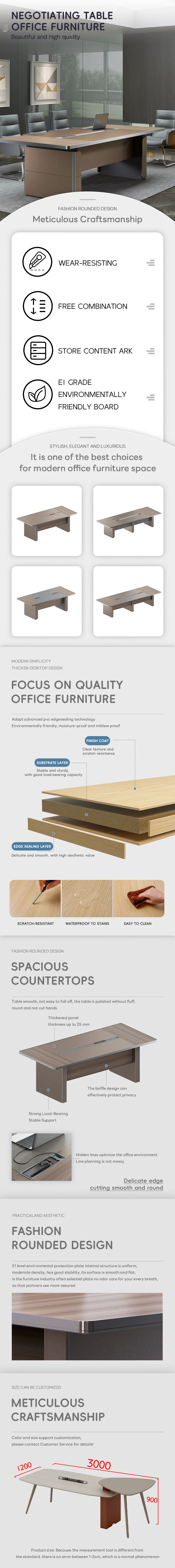 10 person office table desk factory