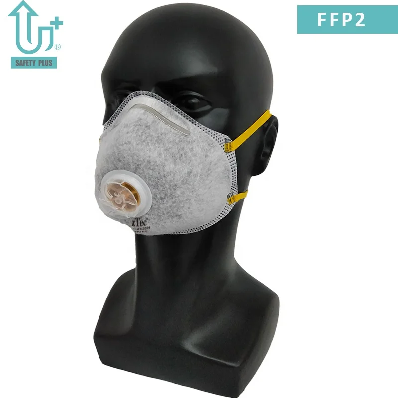 Valved 4 Layers Particulate Respirator Disposable Anti Dust Protective Activated Carbon FFP2-Mask at FFP2