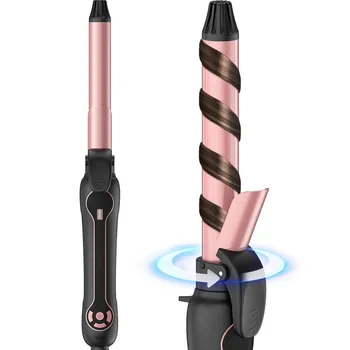 Custom Professional Hair Curler LCD Coating Curling Iron 450 F Automatic Hair Curling Iron