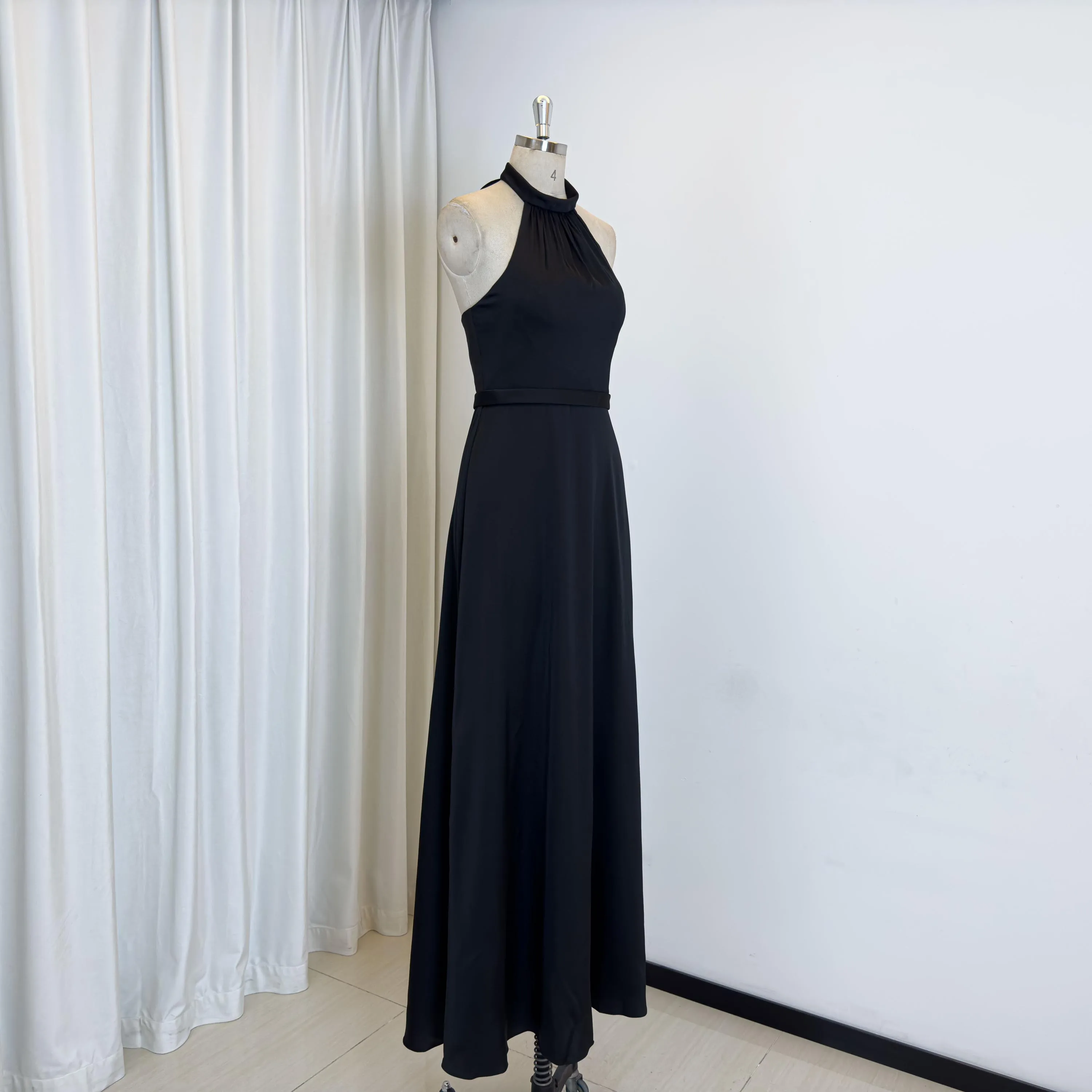 silver and black bridesmaid dresses Column/Sheath Silver Grey Sequin Long Bridesmaid Dresses , BN1038 main image 0
