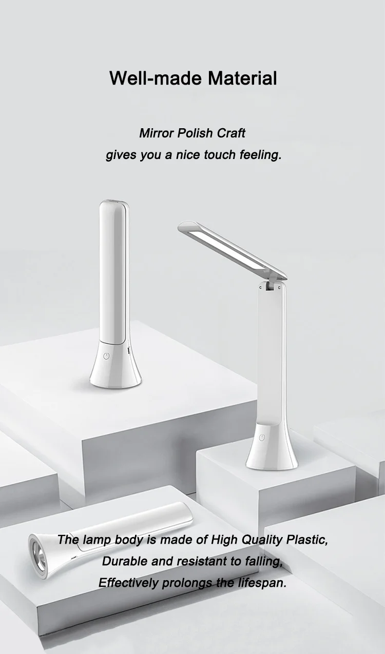 Folding Brightness Adjust Desk Lamps LED Multifunctional Table Lamp with plug 88283