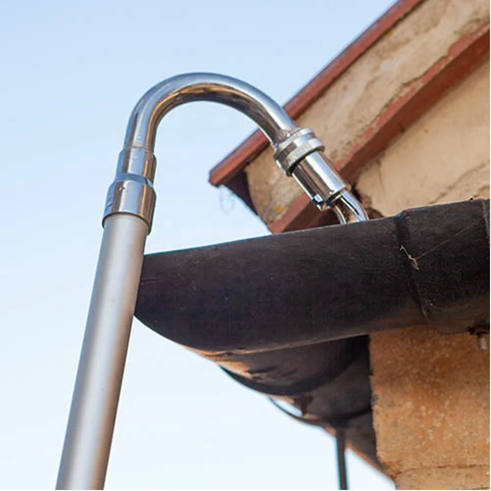 Telescopic Multi Purpose Gutter Cleaner Water Wand with Aluminum Pole
