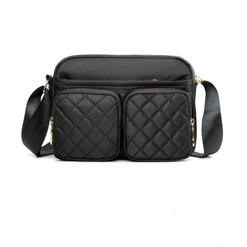 plain black sling bag