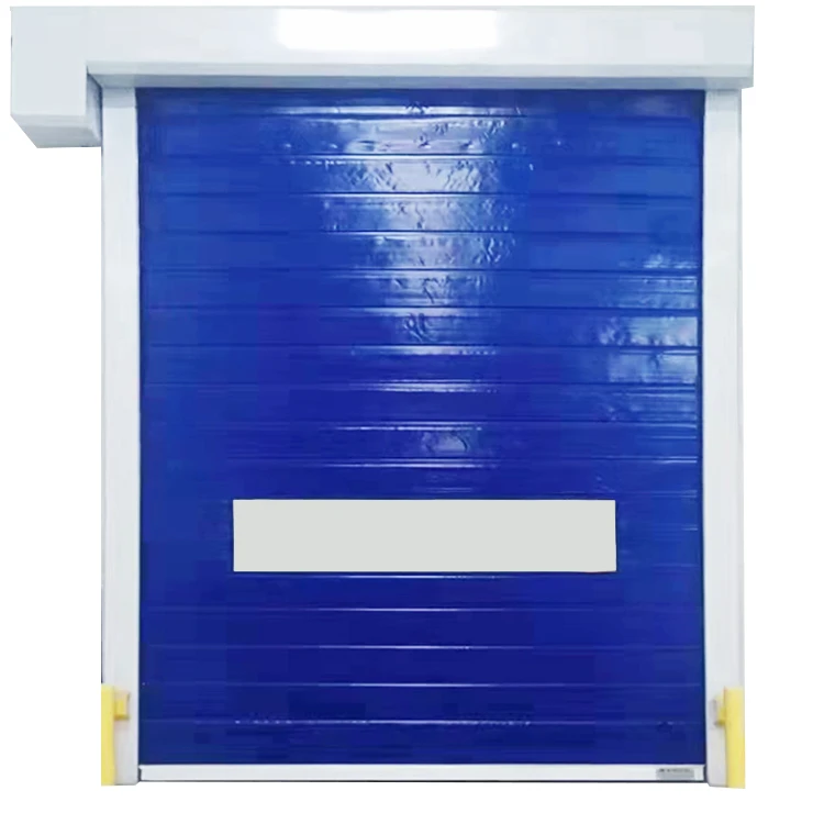 Automatic Industrial Windproof Rapid Speed PVC Stacking Door