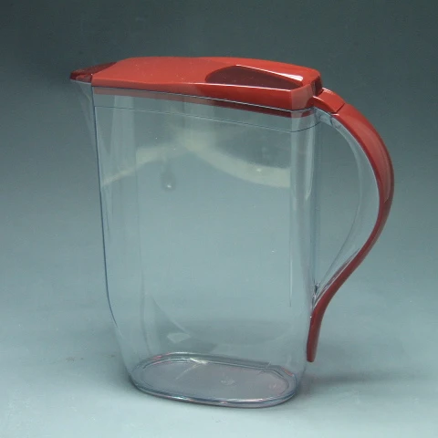 3000ml Large Size High Quality Rectangular Plastic Clear Pitcher Transparent Water Jug