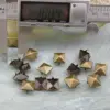 10mm pyramid bronze