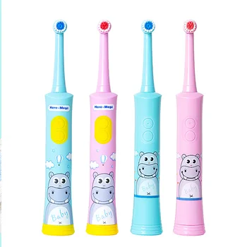 Kids Smart Music Automatic Electric Toothbrush Rechargeable IPX7 Waterproof Multi-function 360 Rotating Electric Toothbrush