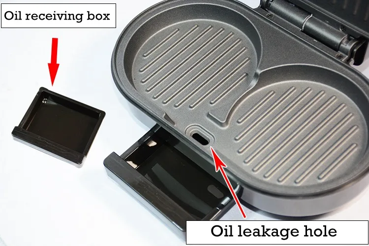 CUKYI Mini Steak Panini Hamburger Grill Meat Roaster Machine Egg Frying Pan Sandwich Maker ciabatta Bread Oven Breakfast BBQ