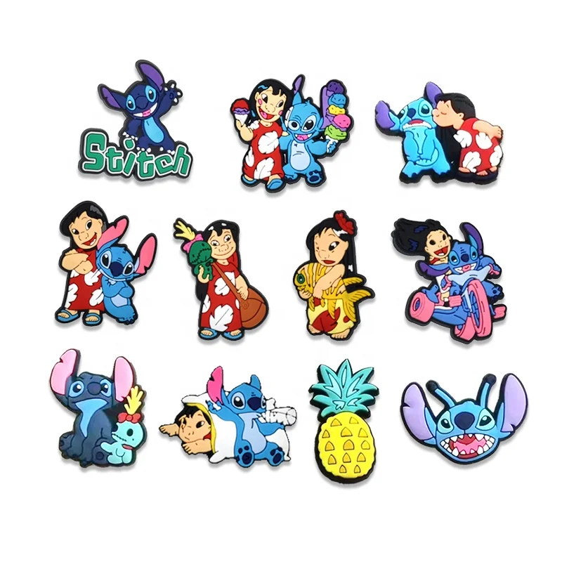 Croc Shoe Charms Stitch Cartoon Lilo Wholesale Pvc Croc Charm Lilo And ...