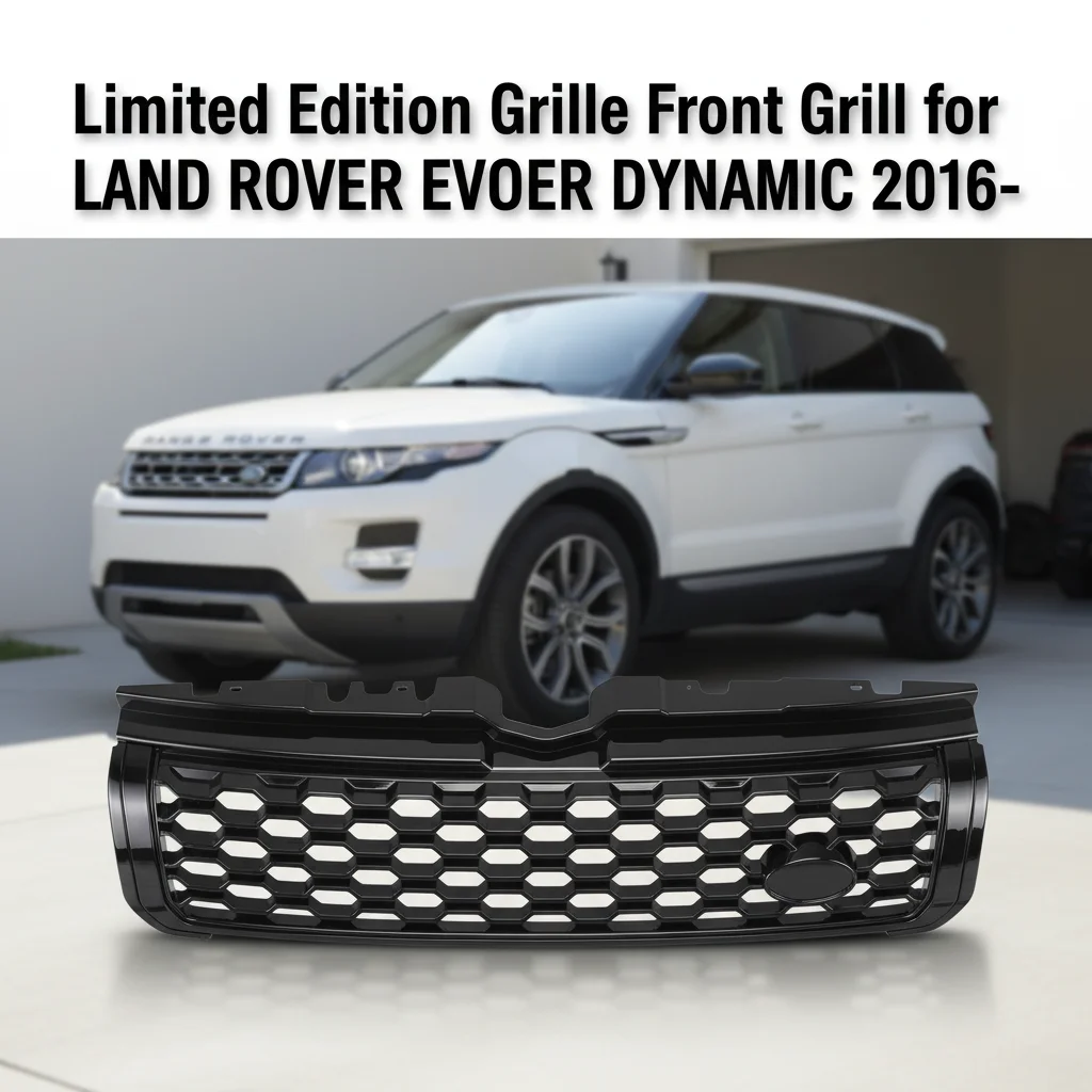 LR083605-B Plastic Gloss Black New Front Bumper Limited Edition Grille for EVOQUE DYNAMIC 2016-