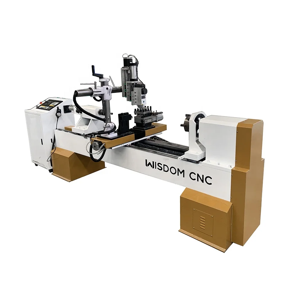 Автоматическая смена инструмента УВД ЧПУ Токарный станок для дерева с 4 оси чаша токарный