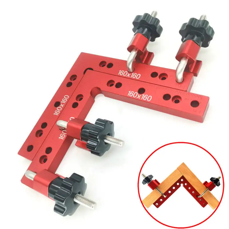 L-образная Вспомогательная арматура доска для сращивания позиционирующая панель фиксированный зажим плотницкая квадратная линейка деревообрабатывающий