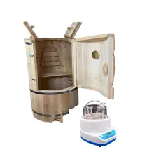 Professional Beauty Salon Sauna Barrel Bath Steamer 4L Larger Capacity Steam Generator Pot Electric New Arrival for Indoor Use