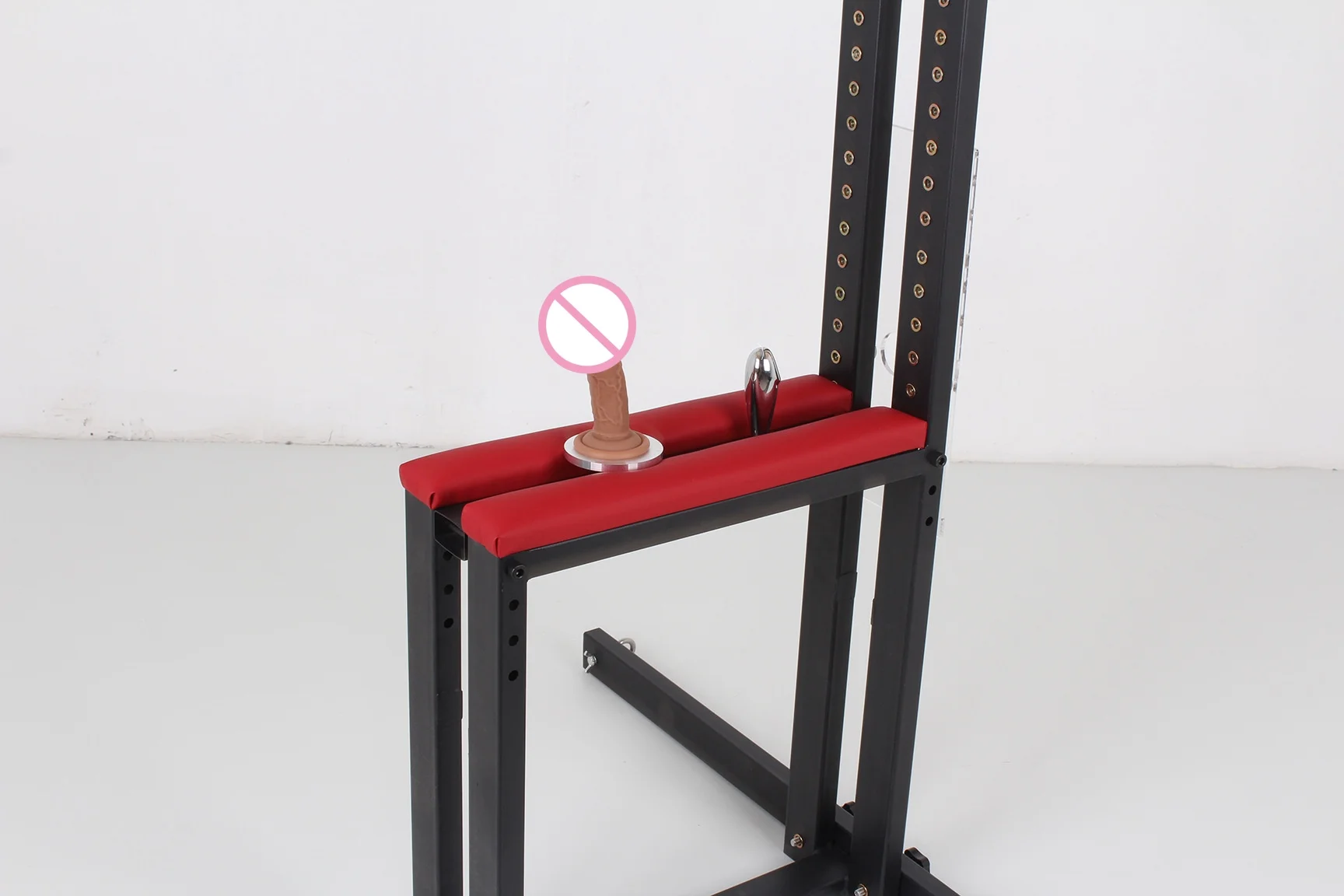 HM Sex Chair Scrotum Punishment Male Slave Training With Dildo Anal Plug Penis Fixing Tool BDSM Bondage Ankle Wrist Cuffs