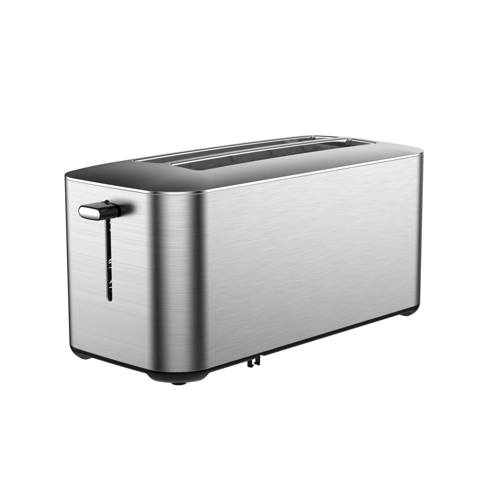 Smart New Design 4 Slice Long Slot Stainless Steel Digital Toaster with Touch Screen and Led Light