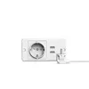 White-1*AC Outlets+2*USB-A-EU