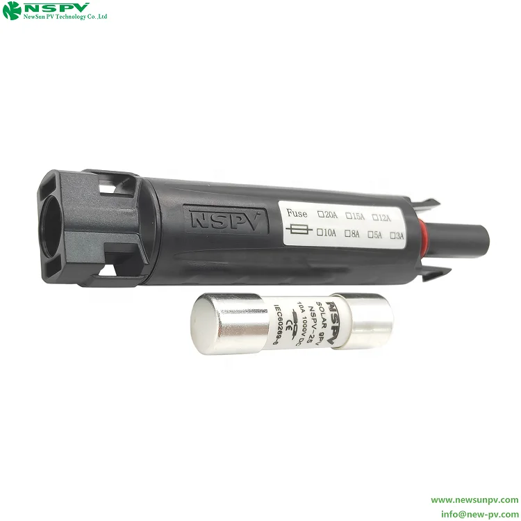 High Quality Solar Fuse Connectors Inline Fuse Holder with IP67 Protection and 1000VDC Rating for Solar PV Systems