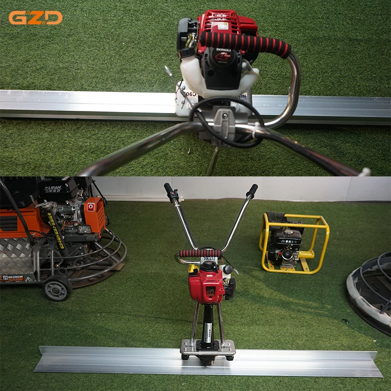 Vibration Rule Gasoline Concrete Vibrating Ruler Finishing Screeding Concrete Floor Screed Paver Machinery