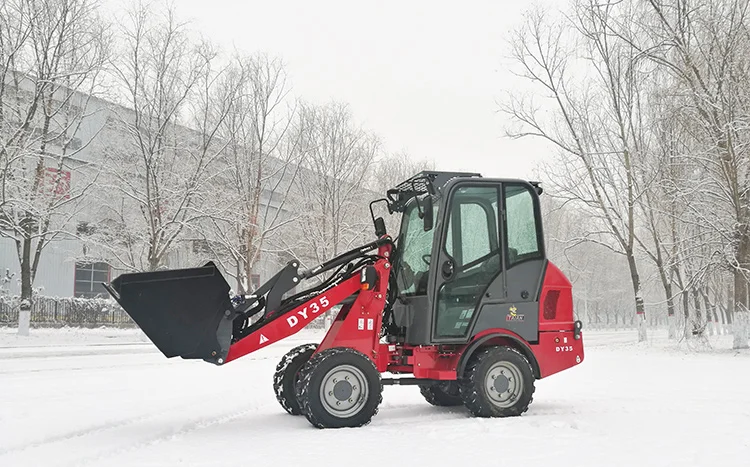 4wd Terrian Wheel Loader Dy35 Hydrostatic Articulated Hoftrac Payloader Front End Loader Buy